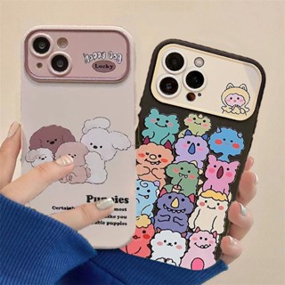 เคสซิลิโคน TPU ลายลูกสุนัขนําโชค สําหรับ IPhone 7 Plus 11 12 13 14 15 6 6S 8 XR XS MAX Plus 6SPlus 7Plus 6Plus 8Plus 14Plus XSMAX Se 2020