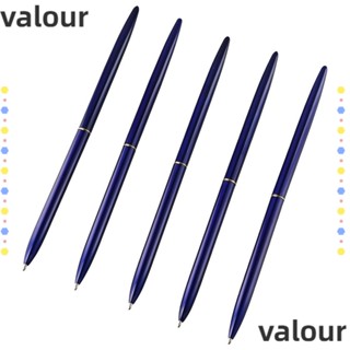 Valour ปากกาโลหะ หมึกสีดํา ปากกาตั้งโต๊ะ ปากกาโฆษณา 5 ชิ้น สําหรับสํานักงาน