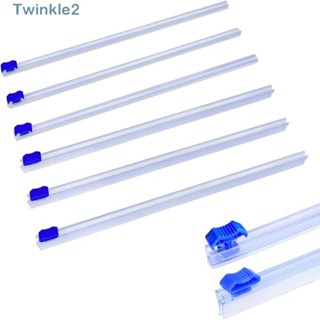 Twinkle เครื่องตัดฟิล์มพลาสติก 13 นิ้ว ใช้ซ้ําได้ สีฟ้า สําหรับห่ออาหาร 6 ชิ้น