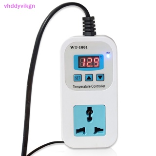 Vhdd WT-1001 เทอร์โมสแตทดิจิทัล ซ็อกเก็ตสวิตช์ควบคุมอุณหภูมิ TH