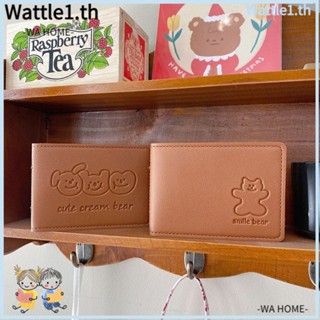 Wttle กระเป๋าใส่บัตรใบขับขี่ กันน้ํา สําหรับนามบัตร หนังสือเดินทาง