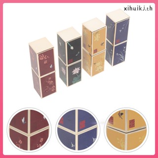 Xihuikj ขวดรีฟิลพลาสติก สําหรับใส่ลิปบาล์ม ลิปกลอส 4 ชิ้น