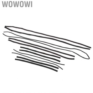 Wowowi 6PCS Car Rubber Seal Strip Noise Reduction  Insulation Trunk Weather Replacement For Tesla Model 3 Styling