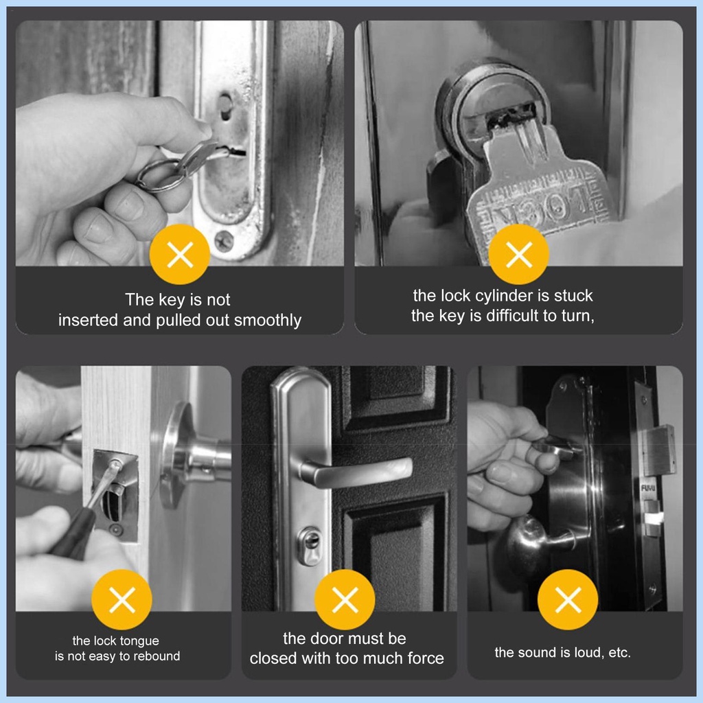 Graphite Lube ผงหล่อลื่น อเนกประสงค์ 60 มล. อุปกรณ์เสริม สําหรับกุญแจรถยนต์ hsgdyth - รูปที่ 5