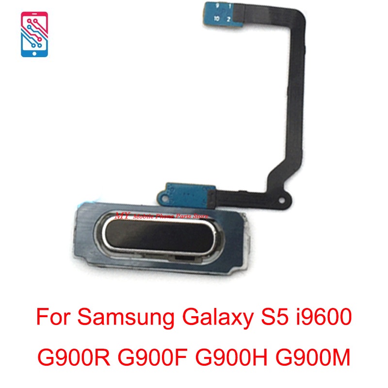 สายเคเบิลปุ่มโฮมเมนู เซนเซอร์ลายนิ้วมือ สําหรับ Samsung Galaxy S5 i9600 G900R G900F G900H G900M