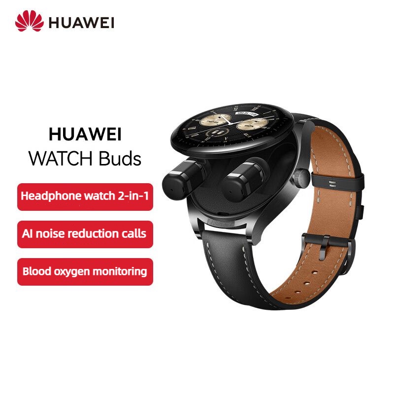 นาฬิกาข้อมือสมาร์ทวอทช์ Huawei WATCH Buds ลดเสียงรบกวน วัดอัตราการเต้นของหัวใจ