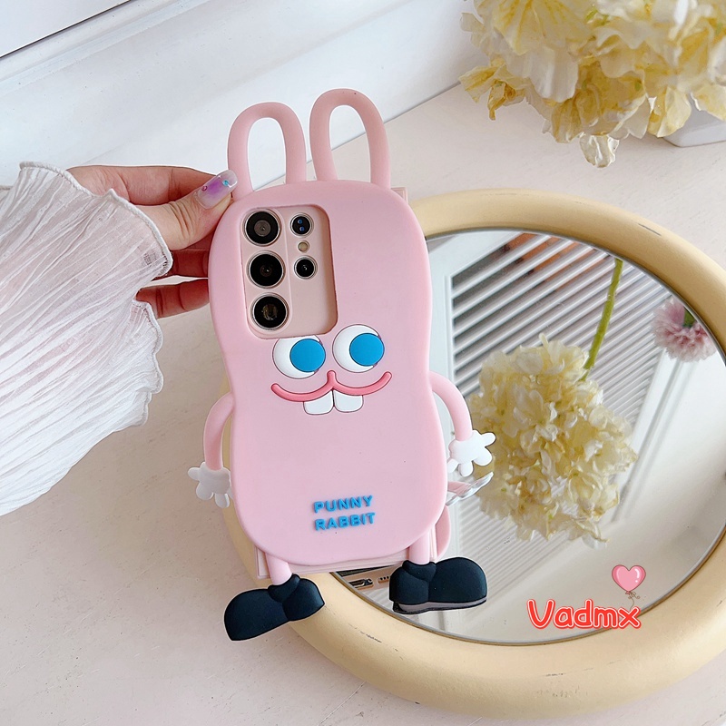 เคสโทรศัพท์มือถือ แบบนิ่ม ลายกระต่าย กันกระแทก สําหรับ Xiaomi 13T Pro 13 Lite Ultra Redmi 13C 12 4G 12C A2 A2+ Poco C55 F5 X5 M6 Pro C50 C51 Note 13 Pro