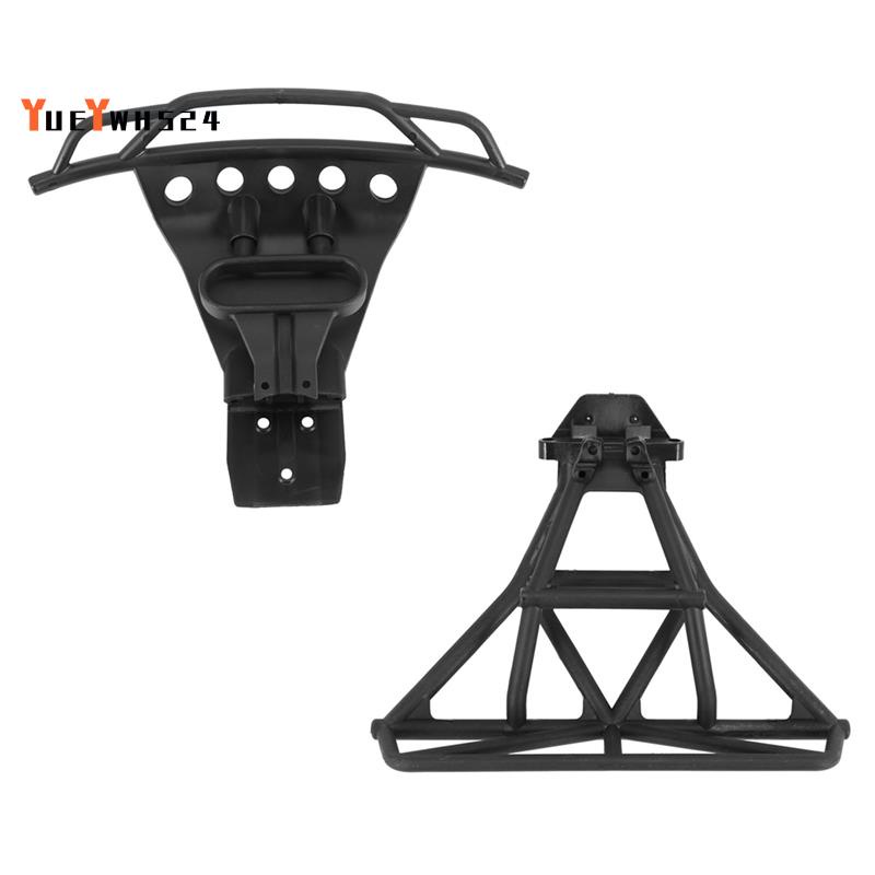 『yueywh524』กันชนหน้า และหลัง อะไหล่อัพเกรด สําหรับรถบังคับ Traxxas Slash 4X4 VXL Remo Hobby 9EMO HuanQi 727 HQ727 1/10