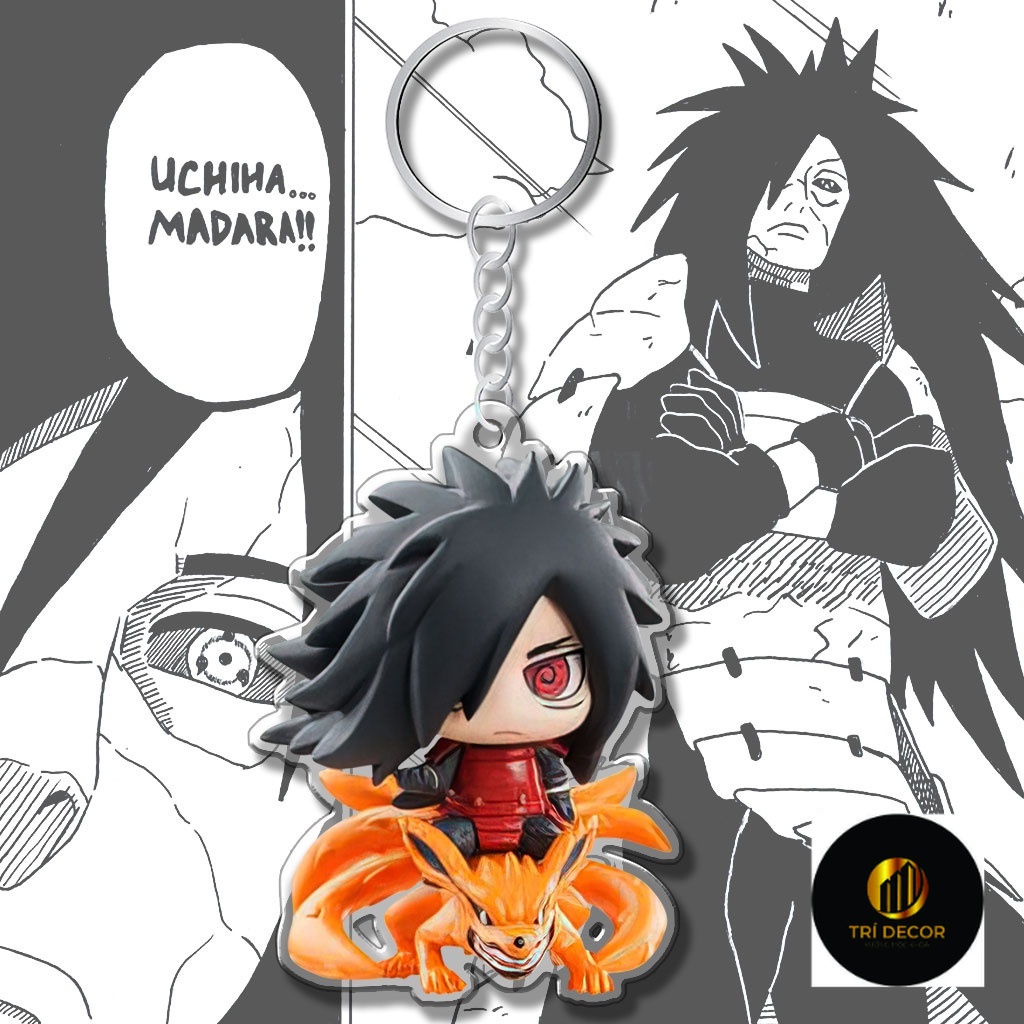 Naruto 3D อะนิเมะพวงกุญแจ jinchuriki beast summoning beasts, อุปกรณ์ตกแต่งสําหรับกระเป๋าและกระเป๋าเป้สะพายหลัง