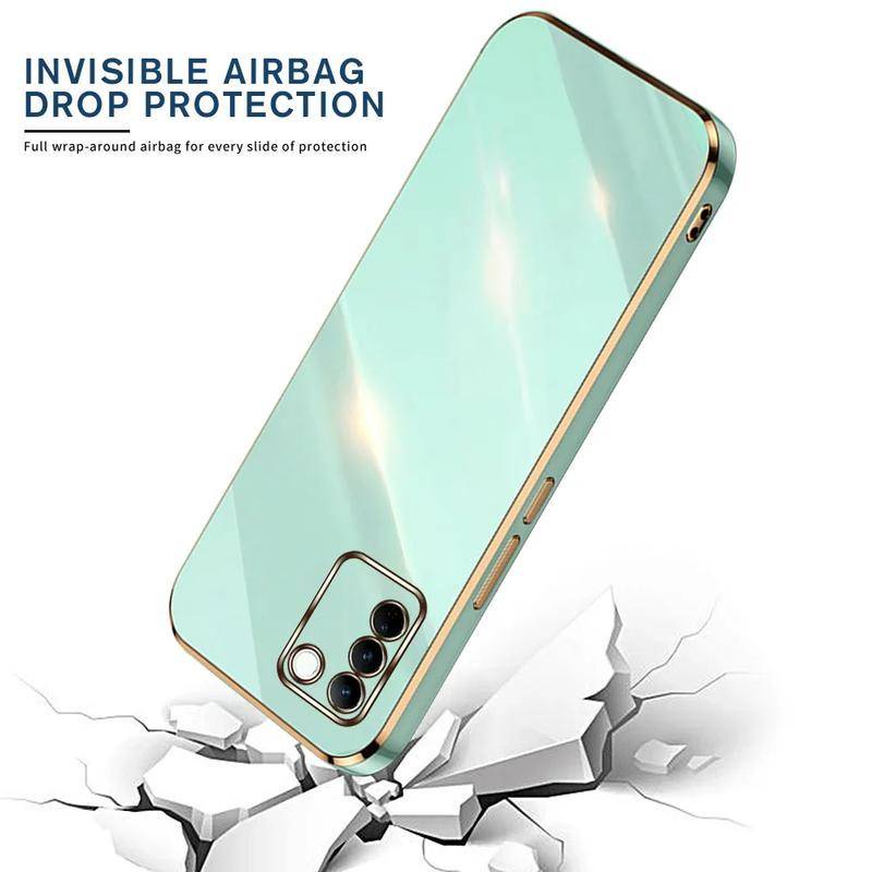 ชุบElectroplated Soft TPU เคสโทรศัพท์สําหรับ Vivo iQOO Z7x Z7 U5x Z5 U5 Z1x Pro