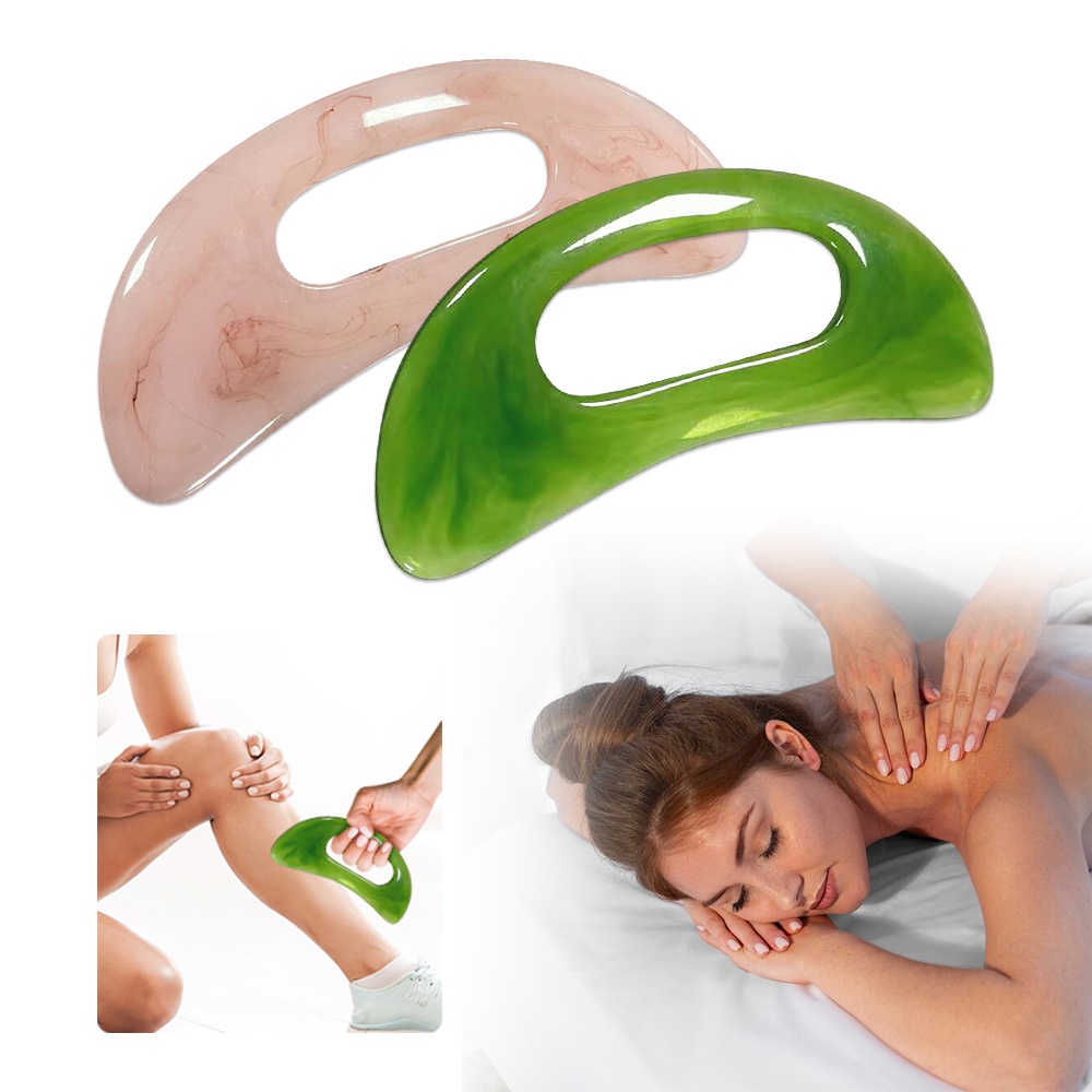 แผ่นกัวซาเรซิ่น ขี้ผึ้ง สไตล์จีน สําหรับนวดใบหน้า คอ หลัง ร่างกาย ฝังเข็ม