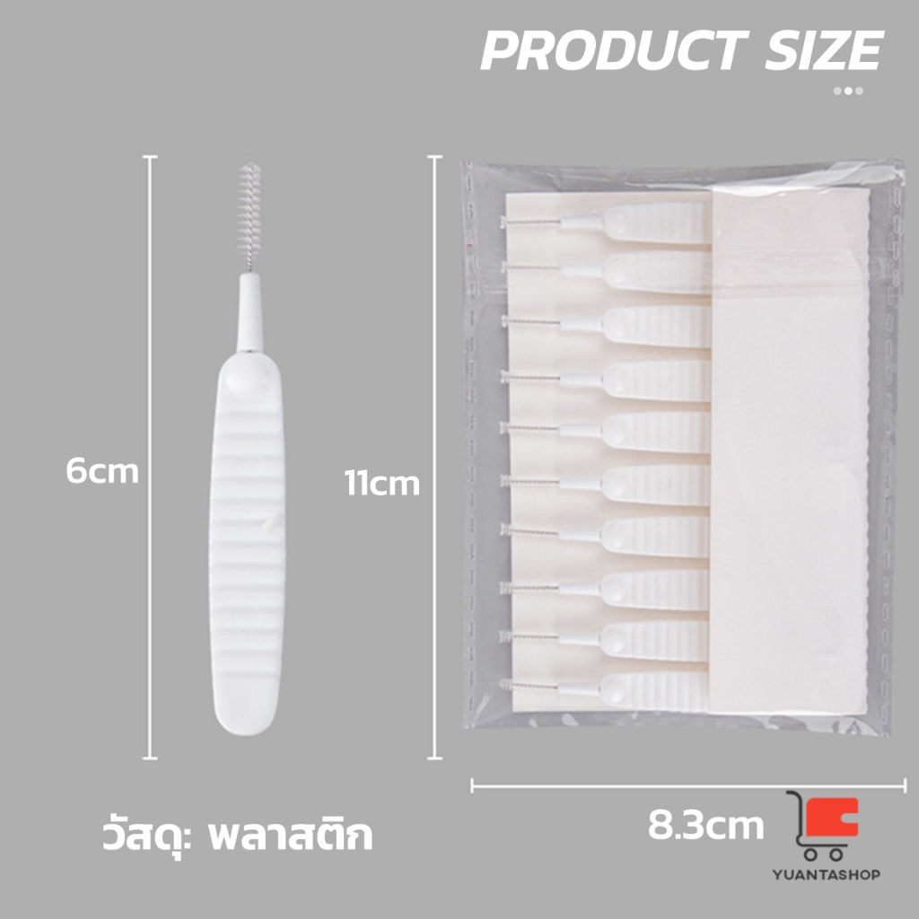 แปรงทําความสะอาดรูหูฟัง ช่องเล็ก แปรงจิ๋วเช็ดฝุ่น ป้องกันการอุดตันรูหัวฉีดฝักบัว 10pcs Mini brush