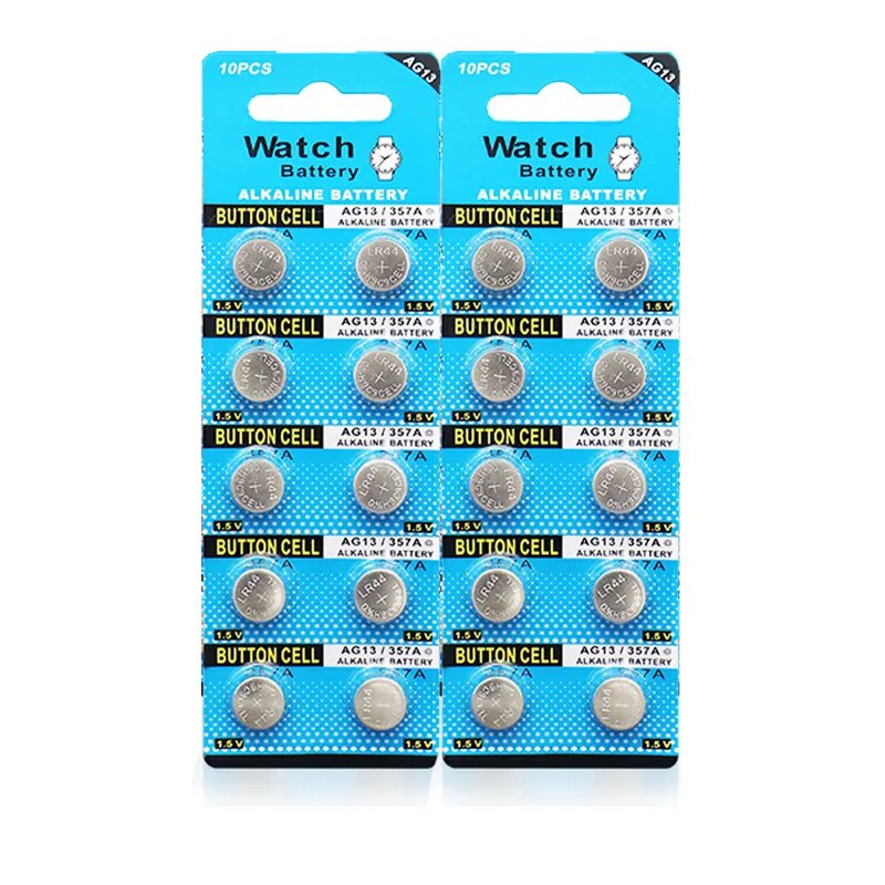 10pc/20pc LR44 A76 AG13 1.5V Alkaline Batteries for Watch Toys Clock Calculator LR1154 SR1154 SR44 G