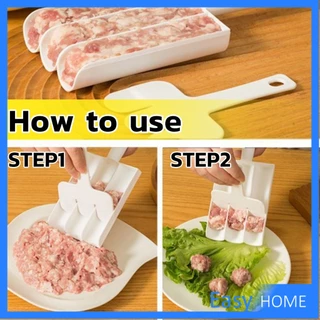Easy เครื่องมือทำลูกชิ้น ชุดเครื่อง เครื่องมือทำอาหาร Meatball Maker