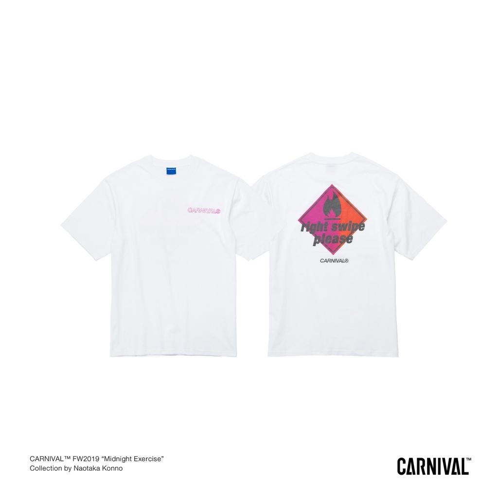 ร่ำรวย Carnival Swipe T-Shirt สีขาว