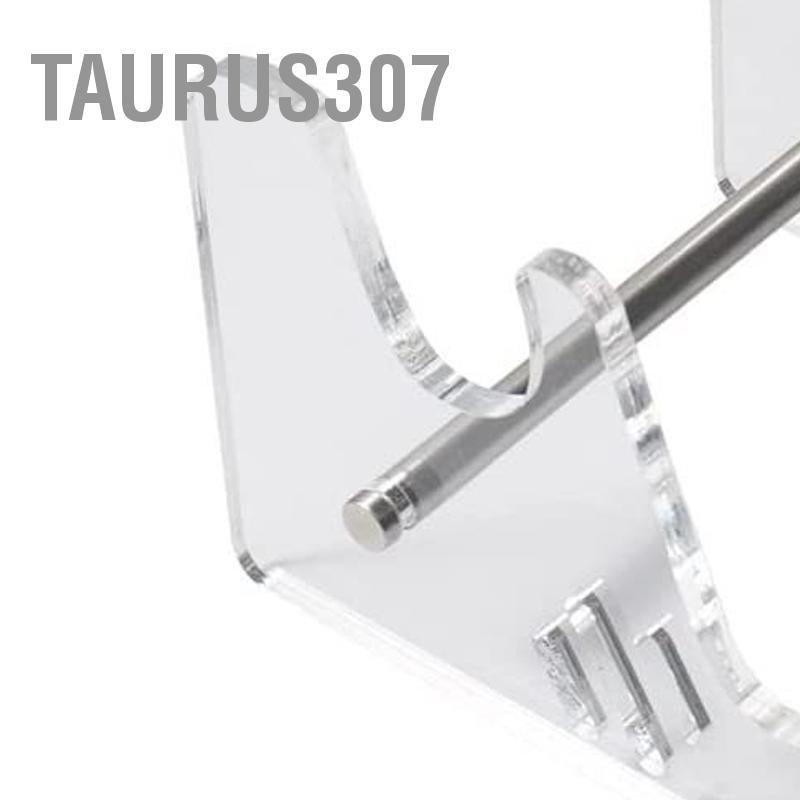 Taurus307 ที่เก็บคีย์บอร์ดขาตั้งอะคริลิคใสแบบถอดได้ความสูงเอียงคีย์บอร์ดขาตั้งจอแสดงผลสำหรับ