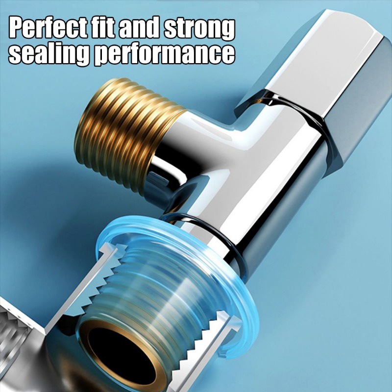 10/30/50ชิ้นซิลิโคนก๊อกน้ําปิดผนึกปะเก็น-แตะสามเหลี่ยมวาล์วซีลปลั๊ก-สามเหลี่ยมวาล์วเกลียวท่อปลั๊ก-ท่อน้ํายึด-สําหรับประปาปลั๊ก-ท่อซ่อมฟิตติ้ง - รูปที่ 4