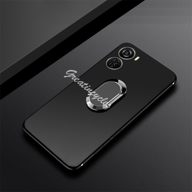 เคสโทรศัพท์มือถือ พร้อมแหวนแม่เหล็ก สําหรับ ZTE Blade V41 Vita 5G 8140N V40 Design ZTE 8046 V50