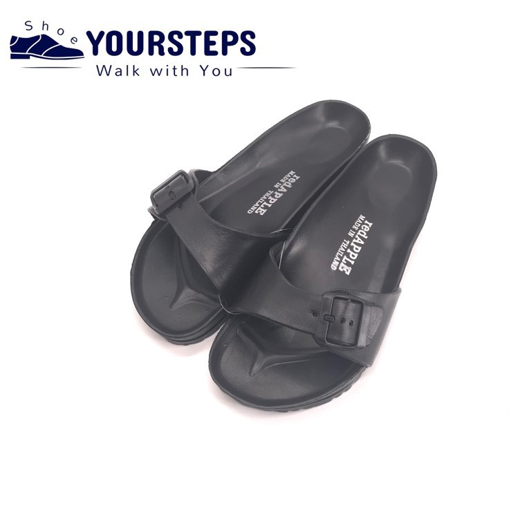 รองเท้าน่ารัก  รองเท้าแตะ BG2561 เส้นเดียว  สีดำ/สีขาว ไซส์ 36-41