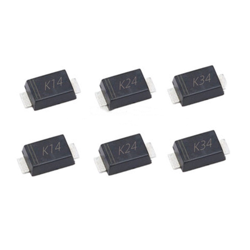 Shortky ไดโอด DSK14 DSK24 DSK34 พิมพ์ผ้าไหม K14 / K24 / K34 แพทช์ SOD-123FL