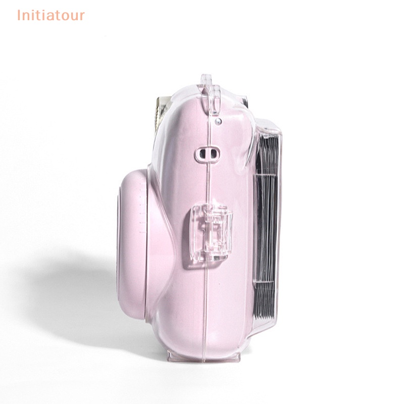 [Initiatour] เคสกระเป๋าใส พร้อมสายคล้องไหล่ สําหรับกล้อง Fujifilm Instax Mini 12