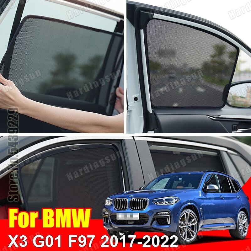 ม่านบังแดดแม่เหล็ก สําหรับ BMW X3 G01 F97 2017-2023