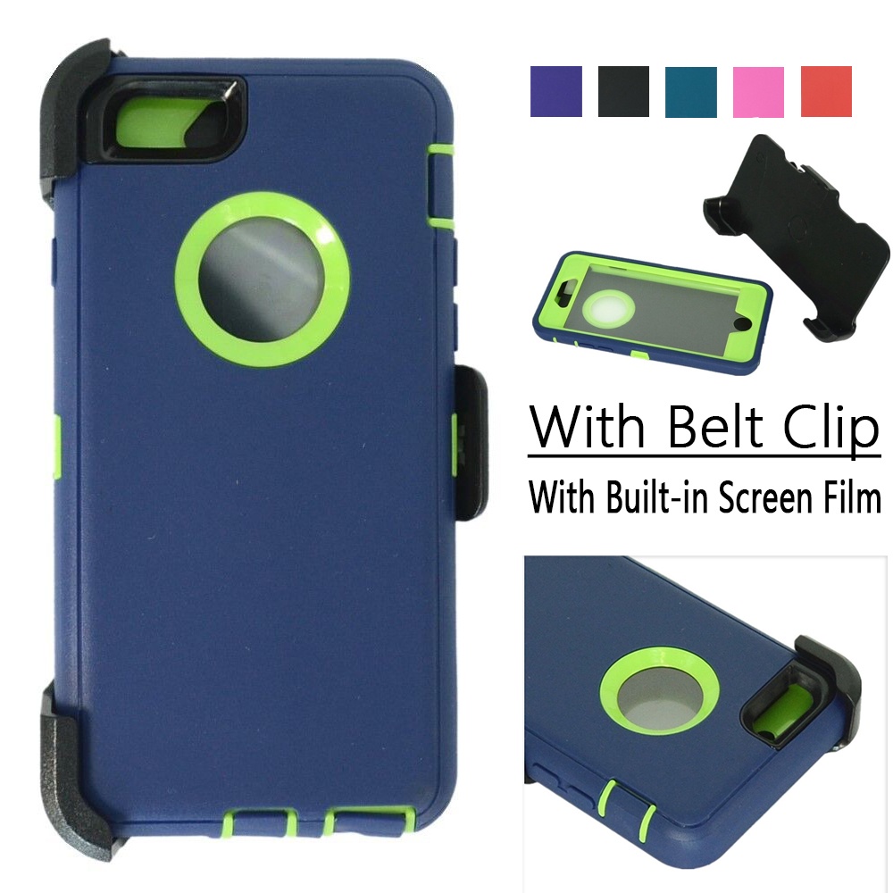 OTTERBOX เคสโทรศัพท์มือถือ กันกระแทก กันฝุ่น 3 ชั้น พร้อมคลิปหนีบเข็มขัด สําหรับ iPhone 6 6S 7 8 Plus XR XS Max SE 2020 2022