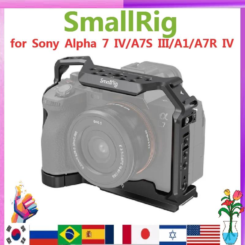 SmallRig Full Dslr Sony A7 IV A7m4 กล้อง Rig สําหรับ Sony Alpha 7 IV/Alpha 7S III/Alpha 1 พร้อมตัวเล