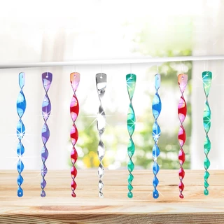 [พร้อมส่ง] แท่งสะท้อนแสงไล่นก แท่งไล่นก 10/12 ชิ้น เครื่องไล่นกเกลียวนกแท่งสะท้อนแสง อุปกรณ์ กันทำรัง bird repeller