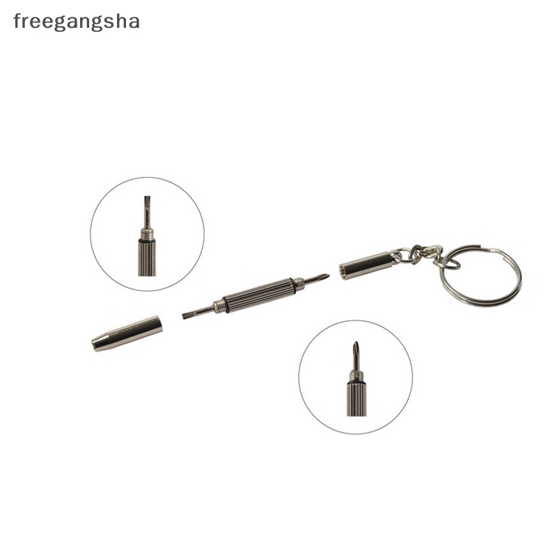 [FREG] 3 In 1 ชุดไขควงสเตนเลส แบบพกพา สําหรับซ่อมแซมนาฬิกาข้อมือ โทรศัพท์มือถือ FDH