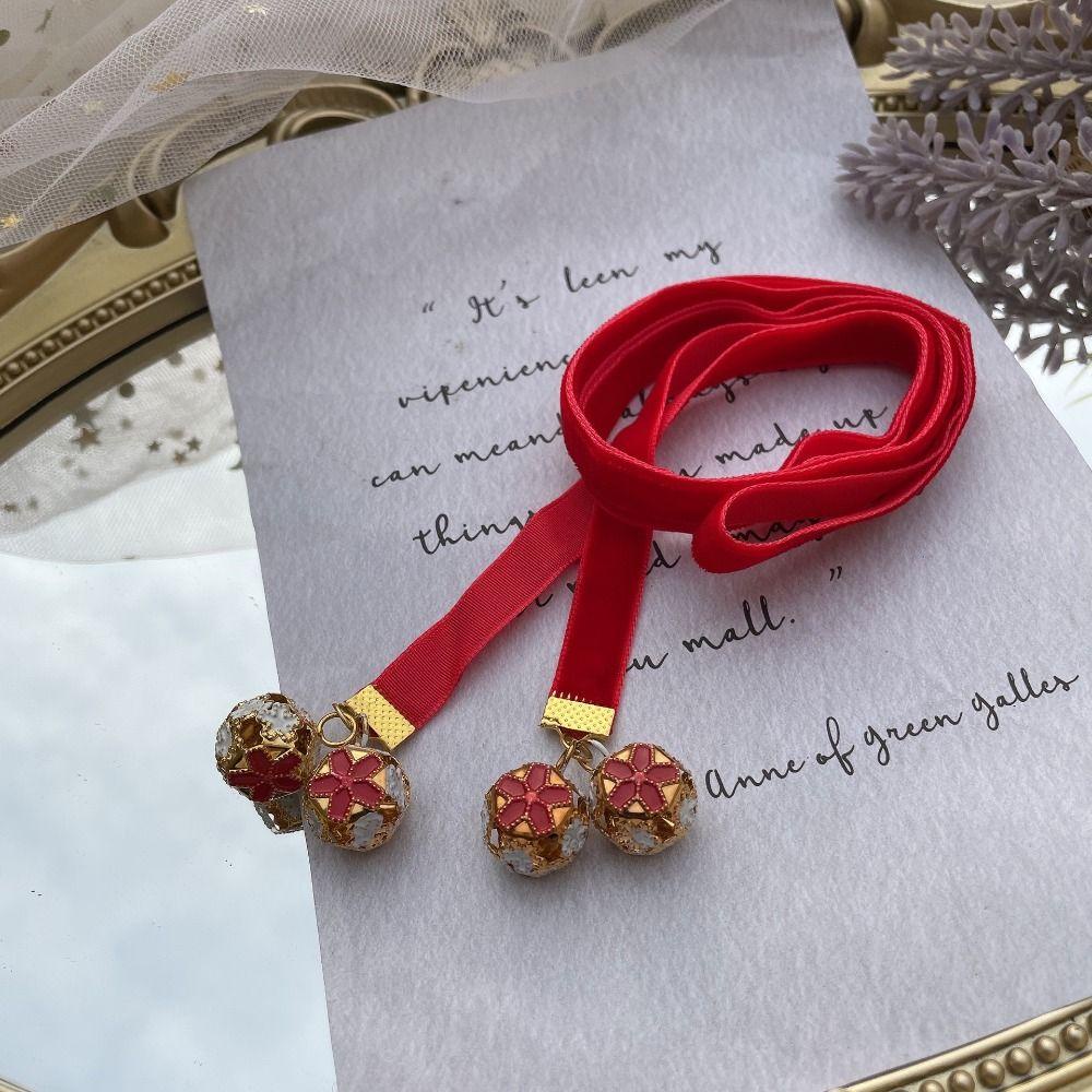 Mocho ยางรัดผมหางม้า แบบถัก ประดับพู่ สไตล์จีน ฮั่นฝู เจ้าหญิง หวานแหวว DIY สําหรับตกแต่งผม ปีใหม่ - รูปที่ 5