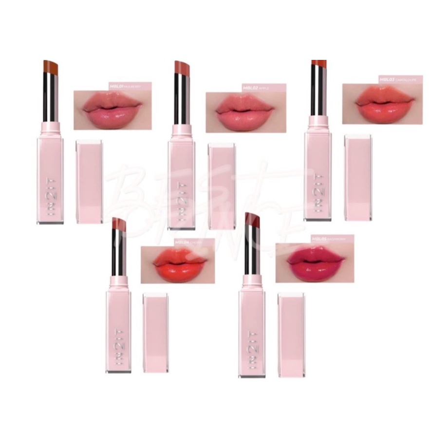 IN2IT Moisture Bomb Lipstick MBL อิทูอิท ลิปปากฉ่ำ ปริมาณ 1.8 g.