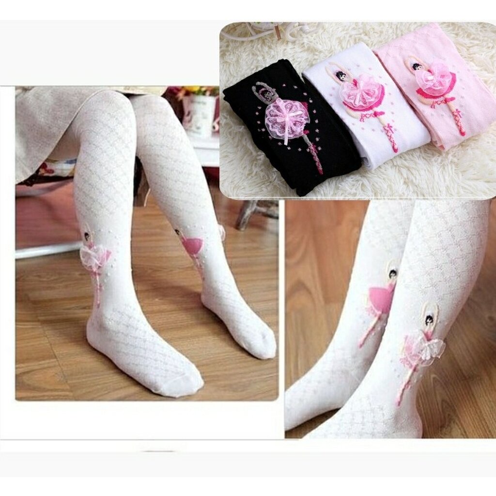 P22031 พร้อมส่งจากไทย เลคกิ้งเด็กเป็นแบบถุงน่องเด็กลายตุ๊กตานูนมีมิติ ผ้านุ่มสบายยืดหยุ่นดีมาก ตกแต่งน่ารัก เหมือนแบบ