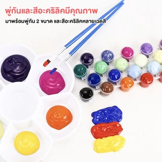 ⚡พร้อมส่งงงงค่า⚡ระบายสีตามตัวเลข DiY ภาพวาดสีน้ำมันดิจิตอลใส่กรอบ20x20cm ของขวัญที่ดีที่สุดสำหรับเด็ก