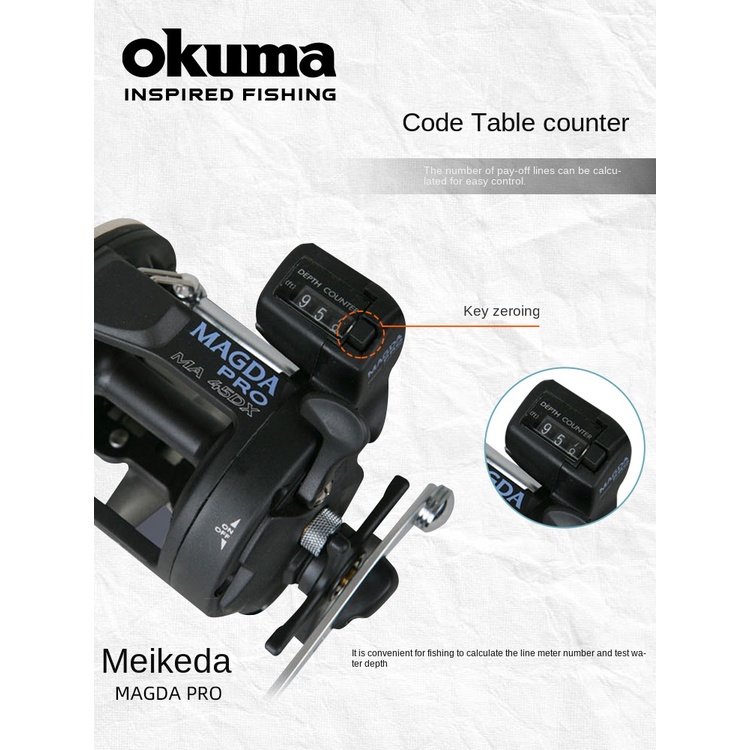 รอกตกปลา OKUMA MEGDA ใหม่