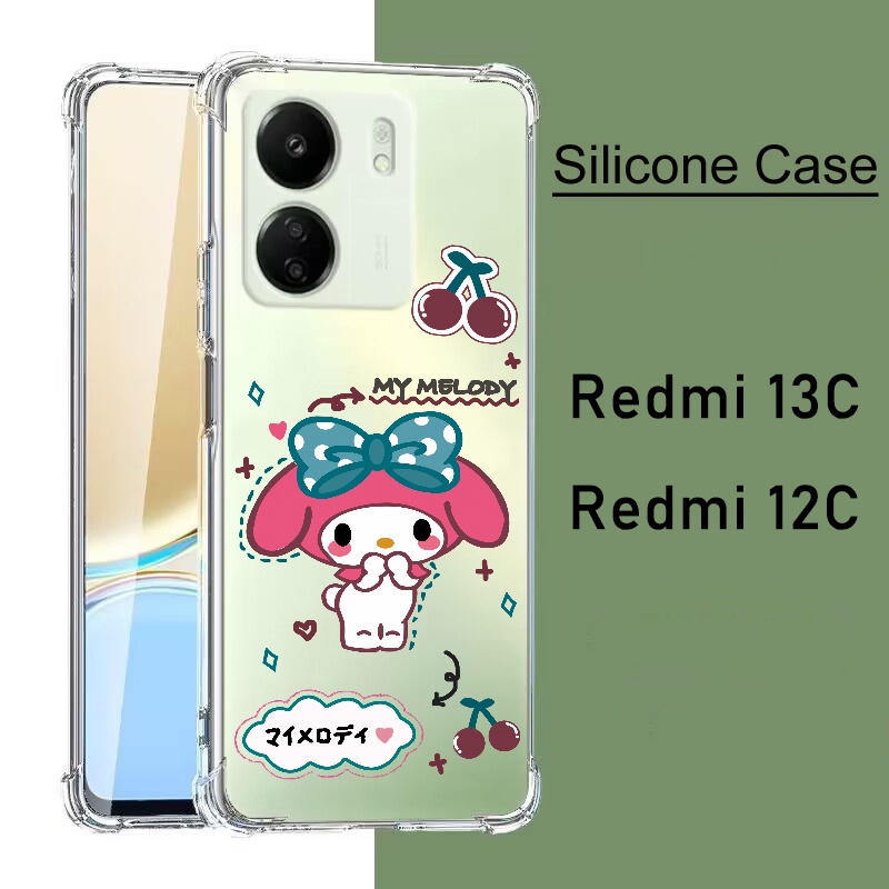 ลายน่ารัก Redmi 13C ตรงรุ่น พร้อมส่ง XIAOMI Redmi13C/Redmi12C เคสใส กันกระแทก ลายการ์ตูน นิ่ม 12C TP 029