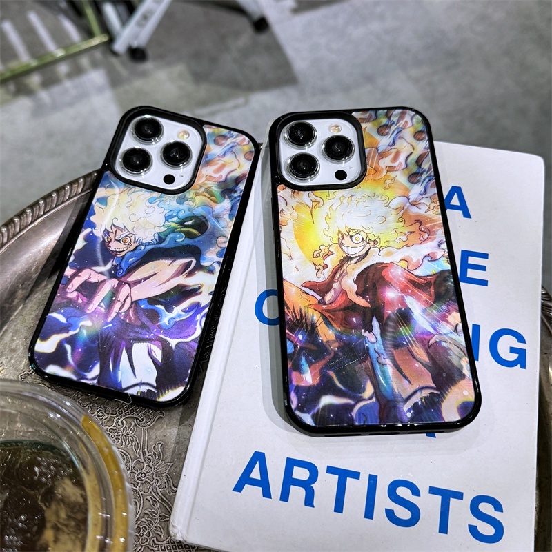【NIKA Luffy 5th Gear ONE PIECE】เคสโทรศัพท์มือถือ แม่เหล็ก 3D เปลี่ยนสีได้ สองด้าน สําหรับ iPhone 15 Pro Max 11 12 13 14 Pro Max