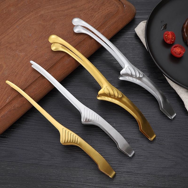 Xilaibao ที่คีบสเตนเลส ที่คีบบาร์บีคิว ที่คีบบาร์บีคิว เกาหลี ที่คีบสเต็ก บุฟเฟ่ต์ ที่คีบ