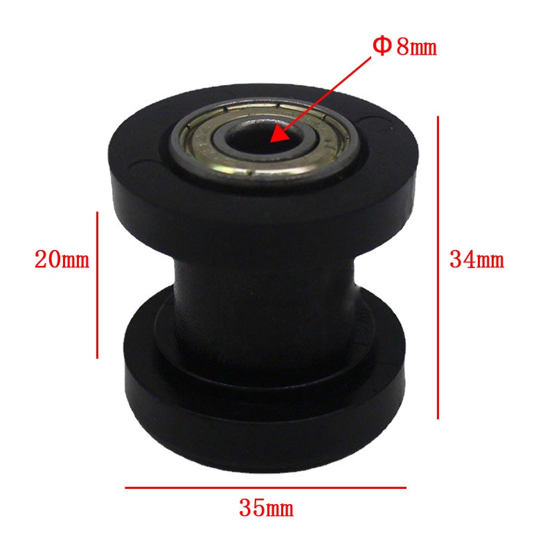 ลูกกลิ้งปรับความตึงโซ่ สำหรับรถจักรยานยนต์เอ็นดูโร่วิบากมอเตอร์ครอส Dirt - รูปที่ 2