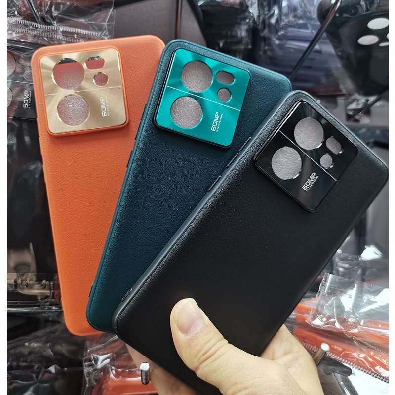 Metal Lens Protect Leather เคส Xiaomi 13T Pro เคสโทรศัพท์ Mi 12T Mi13T Case Mi 11 Lite Mi12 Mi13 Pro