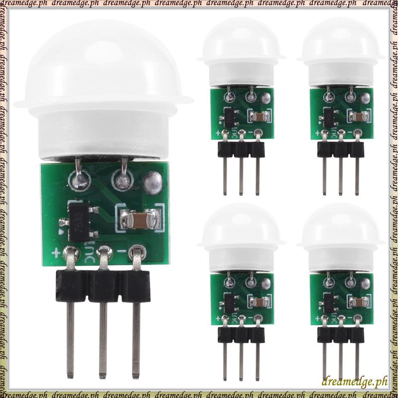 [SKG] AM312 PIR Sensor,5 Pack PIR Motion Sensor Outdoor Mini Pyroelectric อินฟราเรด PIR Human IR Sen