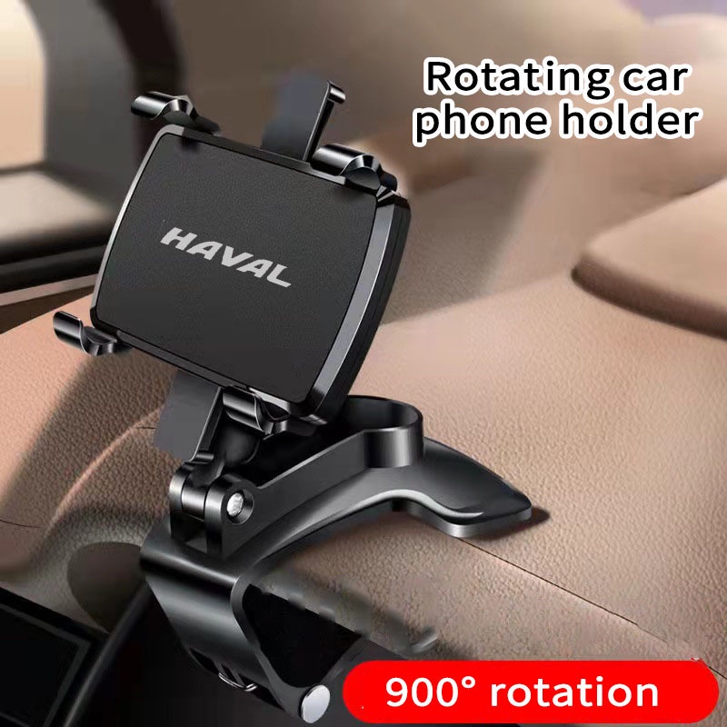 ที่วางโทรศัพท์ในรถ หมุน360 ° แผงหน้าปัดรถยนต์ ขายึด  สำหรับหนีบคอลโซล ใช้ได้กับ Haval Jolion H6 HEV 