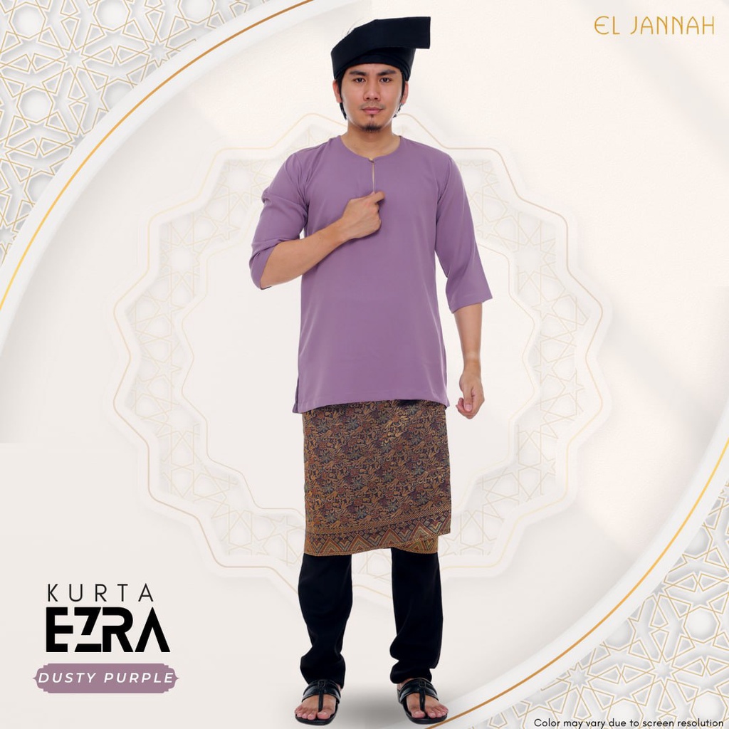 Kurta EZRA Men Dusty Purple