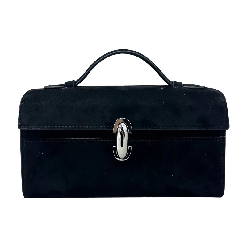 ((Ac) กระเป๋าถือ กระเป๋าสะพายไหล่ หนังนิ่ม ทรงสี่เหลี่ยม ขนาดเล็ก แบบเรียบง่าย สไตล์ฝรั่งเศส กระเป๋าเป้