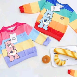 เสื้อแขนยาวสายรุ้งลายแคร์แบร์