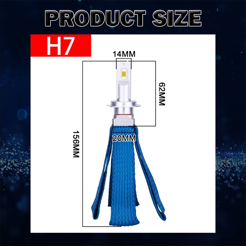 หลอดไฟหน้า LED H4 H7 H11 9005 9006 9012 พร้อมชิป 9054 1 คู่ 400000Lm สายพานทองแดง ระบายความร้อน สําหรับรถยนต์ 6000K สีขาว