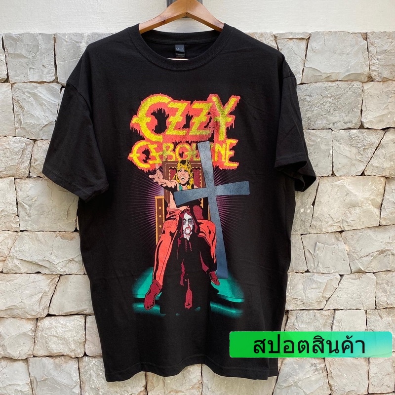 คลาสสิก ขอแนะนำ 【COD】 เสื้อ Ozzy Osbourne ลิขสิทธิ์แท้ นำเข้าจาก USA COMING CLUB