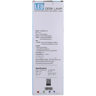 Toshino DL-02 โคมไฟตั้งโต๊ะ LED 26 ดวง ปรับองศาได้ตามความต้องการ ความสว่างสามารถปรับได้ 3 แบบ 3 ระดับ