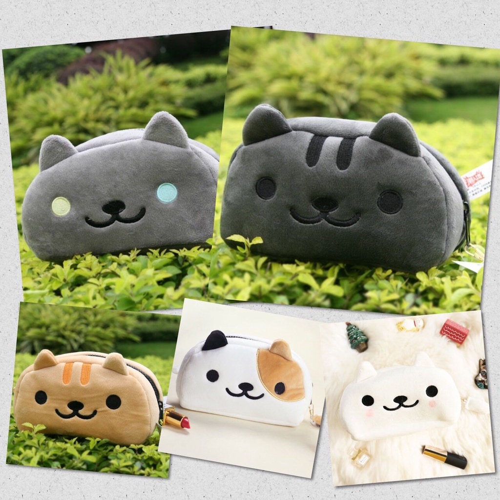😋 กระเป๋าดินสอ แมว ขนนุ่ม มีซิป กล่องดินสอ กระเป๋าใส่เครื่องเขียน เกรดพรีเมี่ยม 😋 - รูปที่ 2