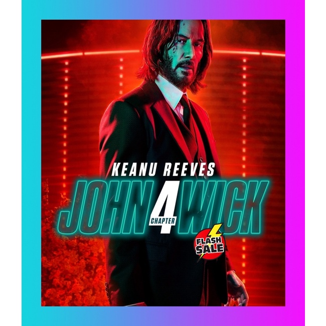 Bluray เสียงไทยมาสเตอร์ หนังใหม่ หนังบลูเรย์ John Wick Chapter 4 (2023) แรงกว่านรก 4